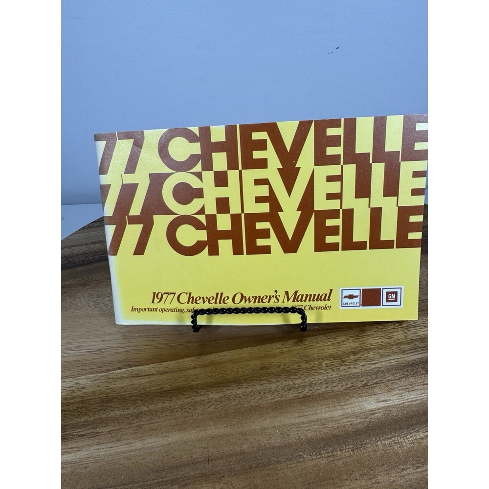 1977 Chevrolet‎ Chevelle Owners Manual